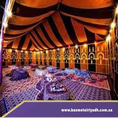 تنظيف خيام بواسطة بسمة الرياض