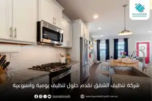شركة تنظيف الشقق تقدم حلول تنظيف يومية وأسبوعية