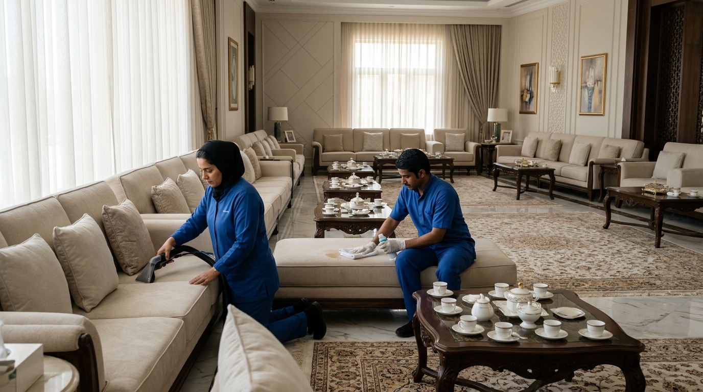 تنظيف المجالس بعد المناسبات بالرياض